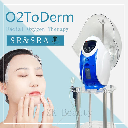 Hottest O2toderm Facial Oxygen therapy Water Facial Spray Skin Care Anti-aging Beauty Machine With Spray Gun And Trolley