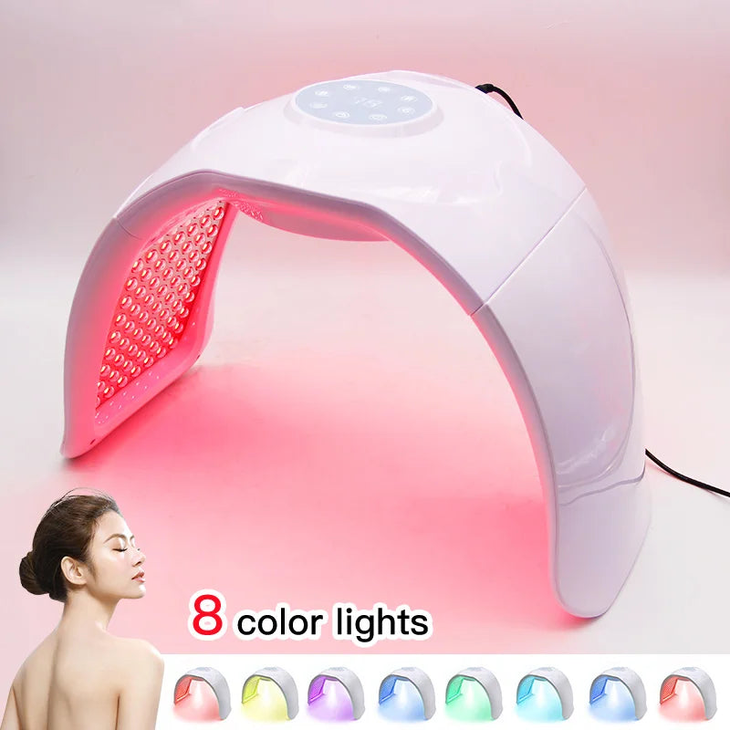 8 Color Face And Body Facial Led PED Mask Machine Red Light Therapy Salon Home Use Beauty Devices Photon Rejuvenation Skin Care